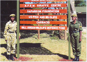 Commemorative plaques for fence project donors