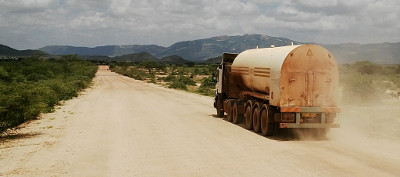 Carbacid delivery truck en route to Laisamis in Ethiopia